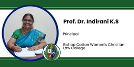 Interview Prof Dr Indirani K S Principal at Bishop Cotton Womens Christian Law College
